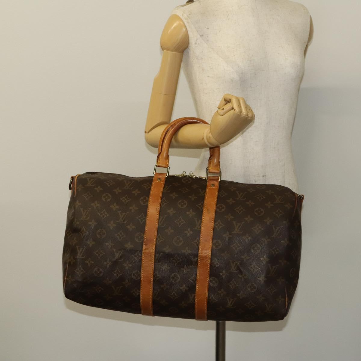 Monogram Keepall Bandouliere 45 Boston Bag