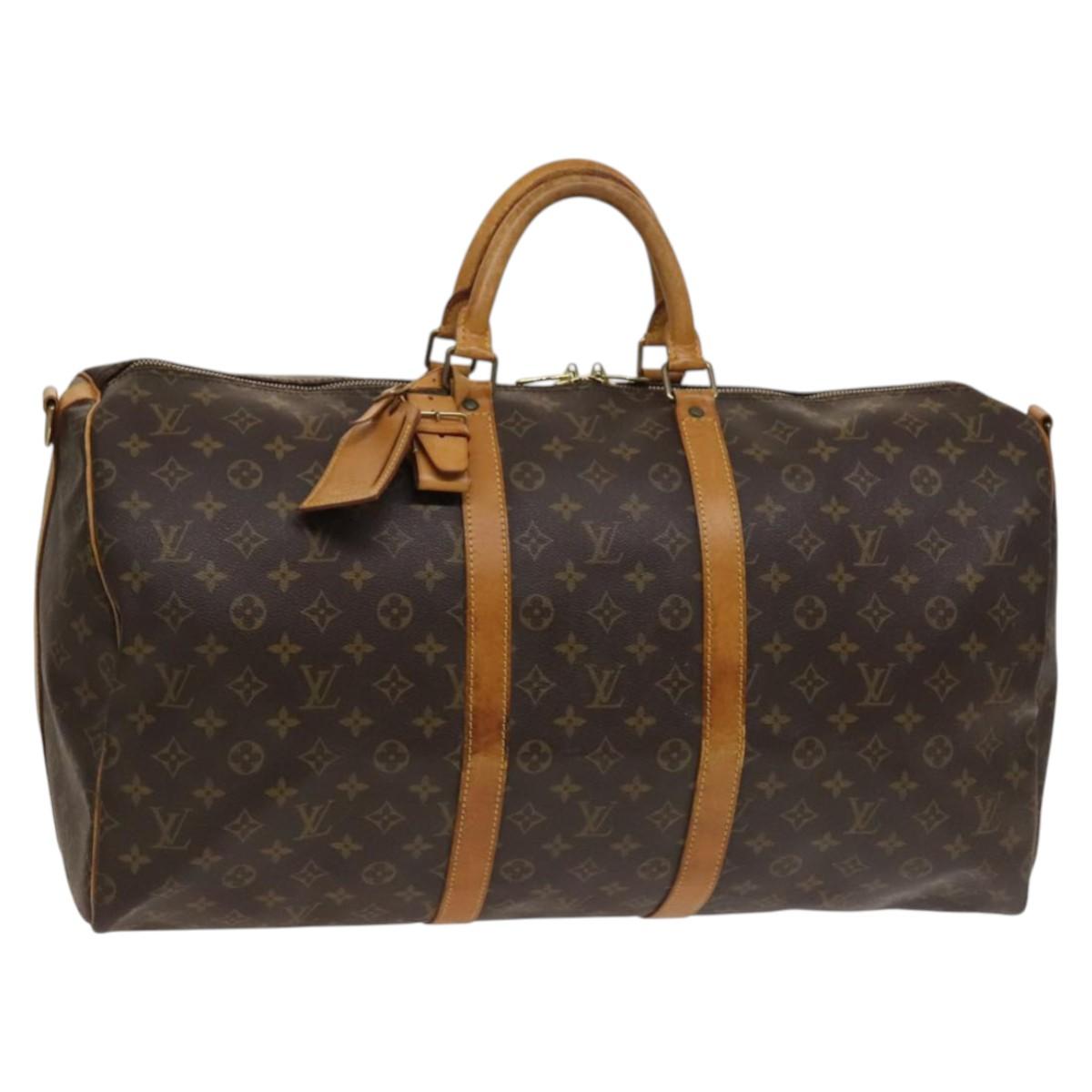 Monogram Keepall Bandouliere 55 Boston Bag