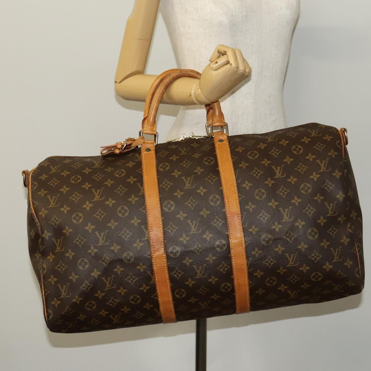 Monogram Keepall Bandouliere 55 Boston Bag