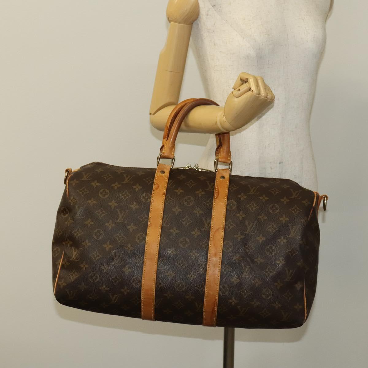 Monogram Keepall Bandouliere 45 Boston Bag