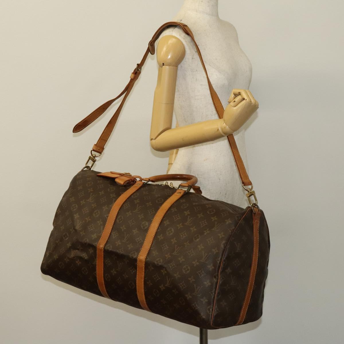 Monogram Keepall Bandouliere 55 Boston Bag