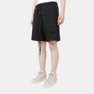 Fear of God Essentials "Black" Stretch Limo Sweatshorts - Shorts | Trendiga kläder & skor - Merchsweden |