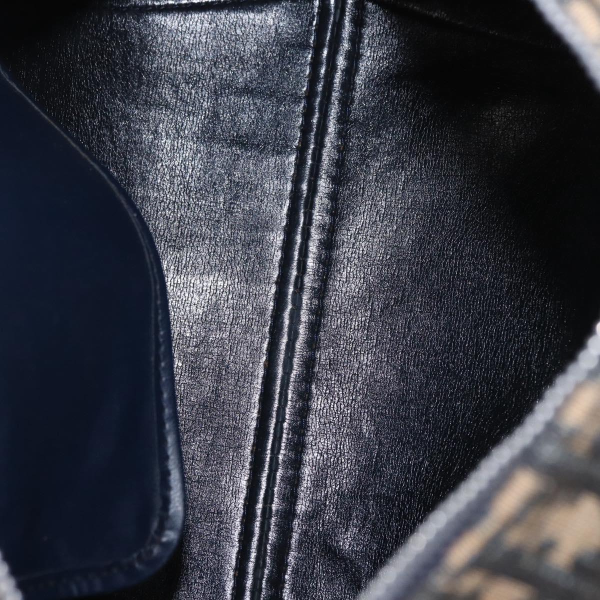 Trotter Canvas Boston Bag Navy Silver