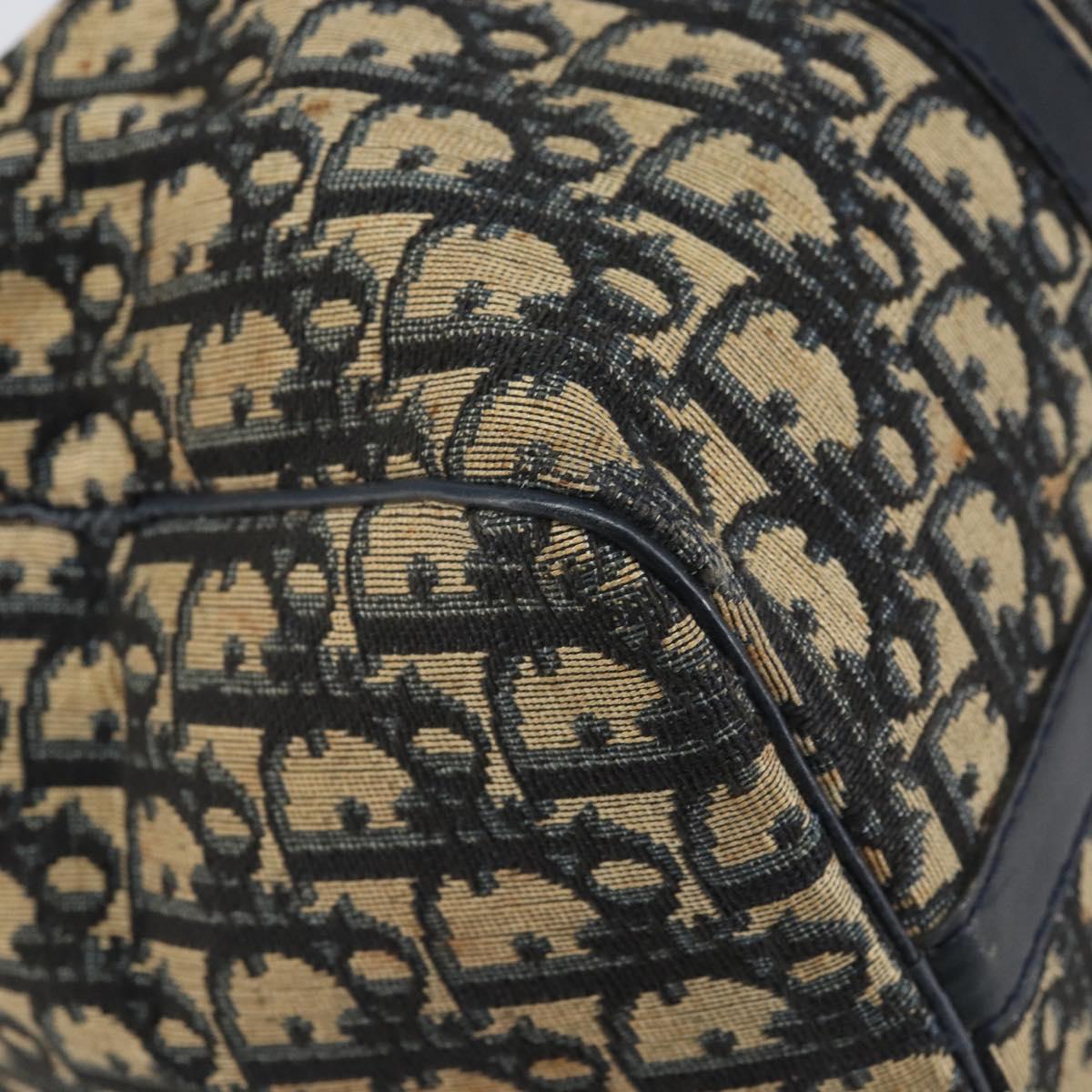 Trotter Canvas Hand Bag Navy Silver