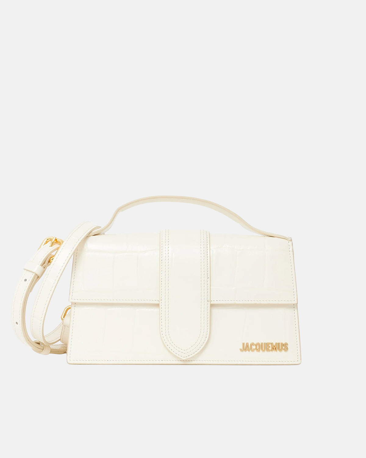 Le Grand Bambino Bag White Croc