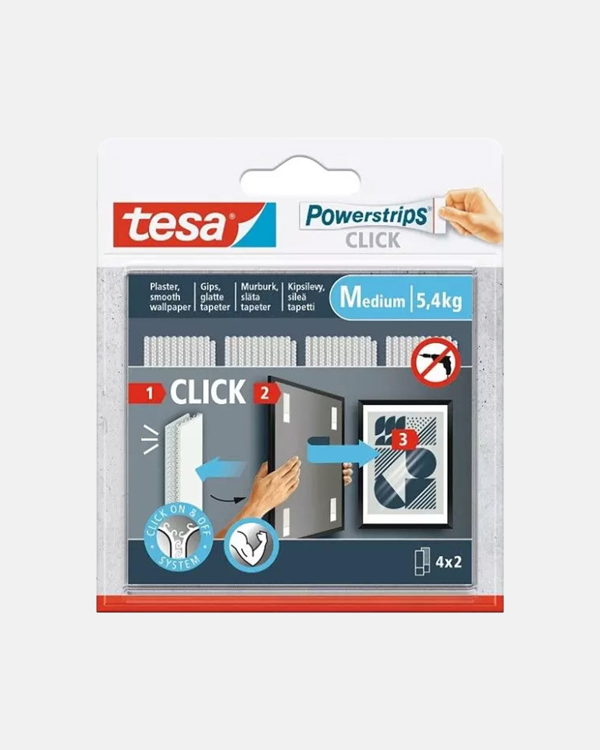 Powerstrip Click 4-pack