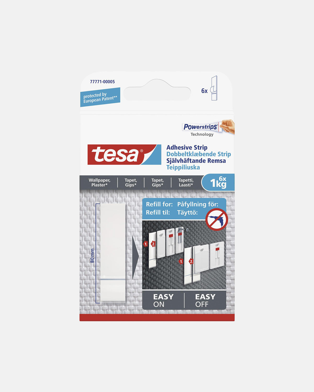 Powerstrip Refill 6-pack
