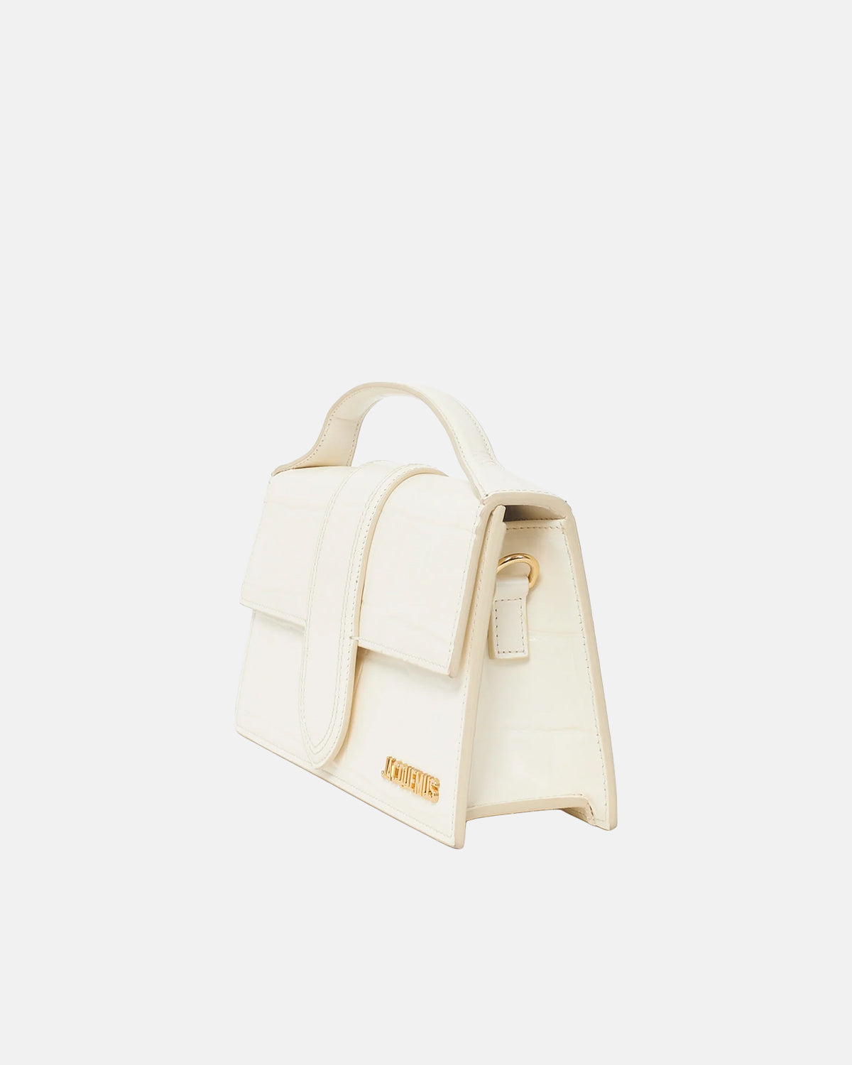 Le Grand Bambino Bag White Croc