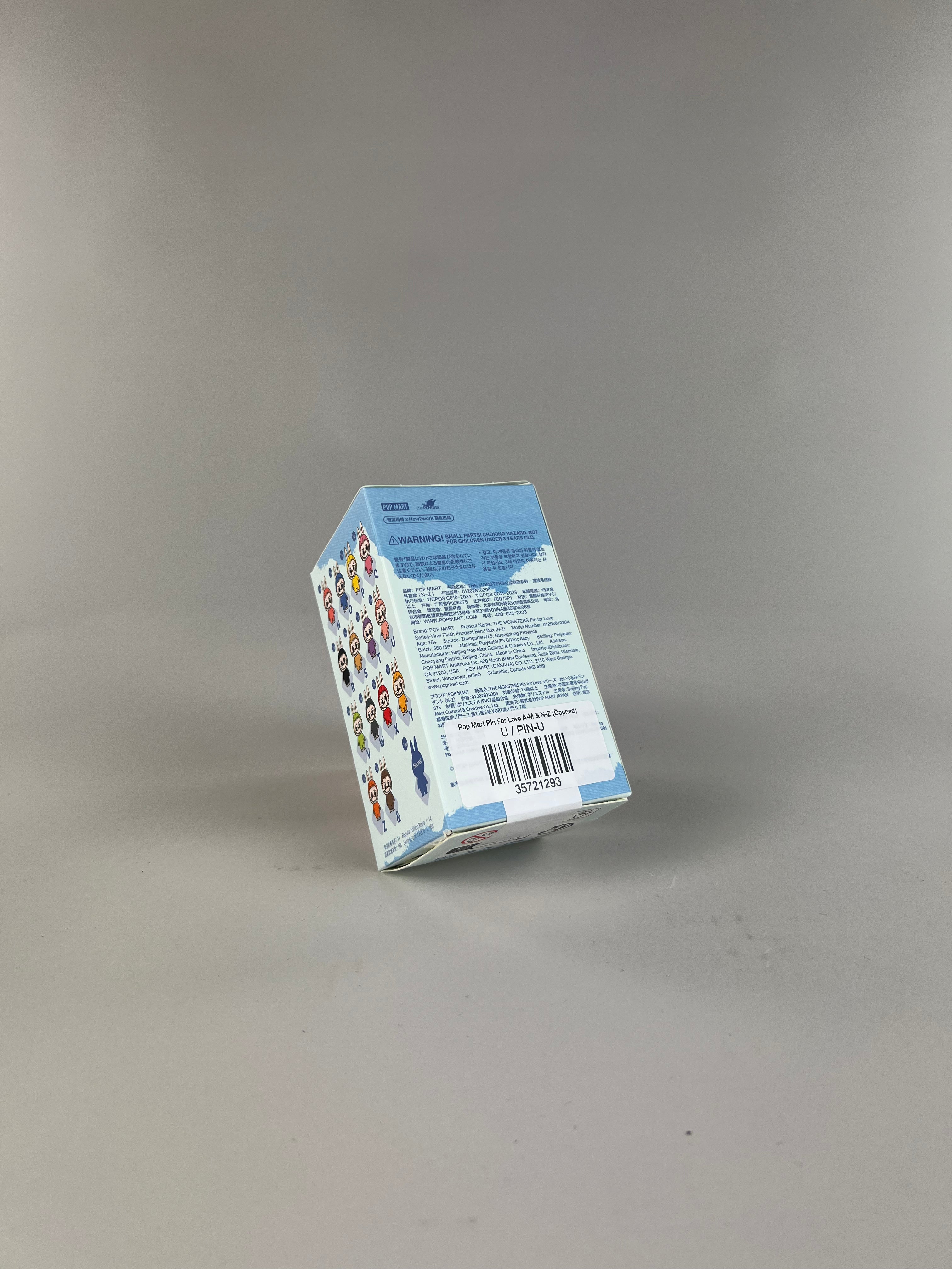 Pop Mart Pin For Love A-M & N-Z (Öppnad)