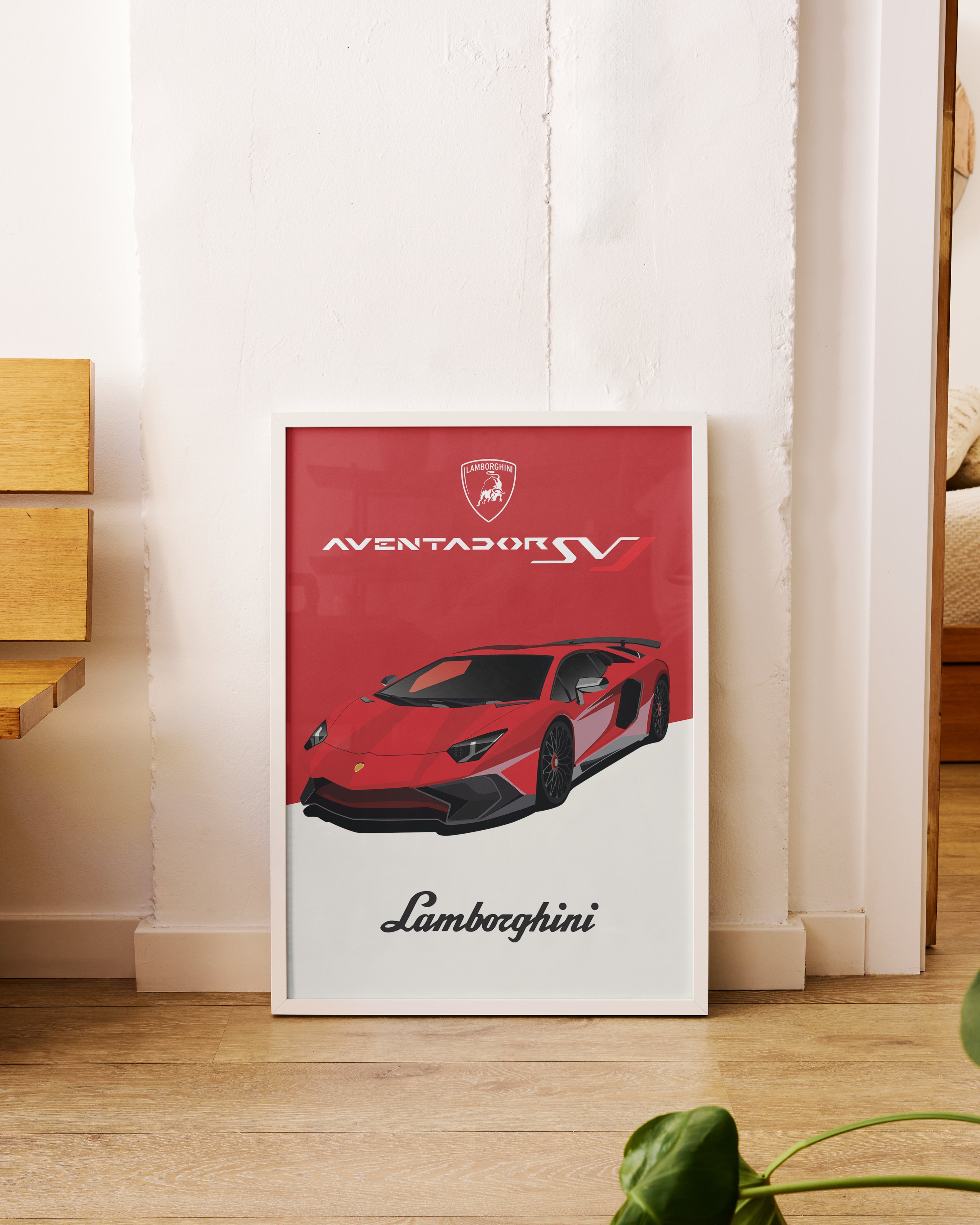 Handla Kanva "Lamborghini Aventador SVJ" Poster online | Smidigt och enkelt på nätet - Merchsweden |