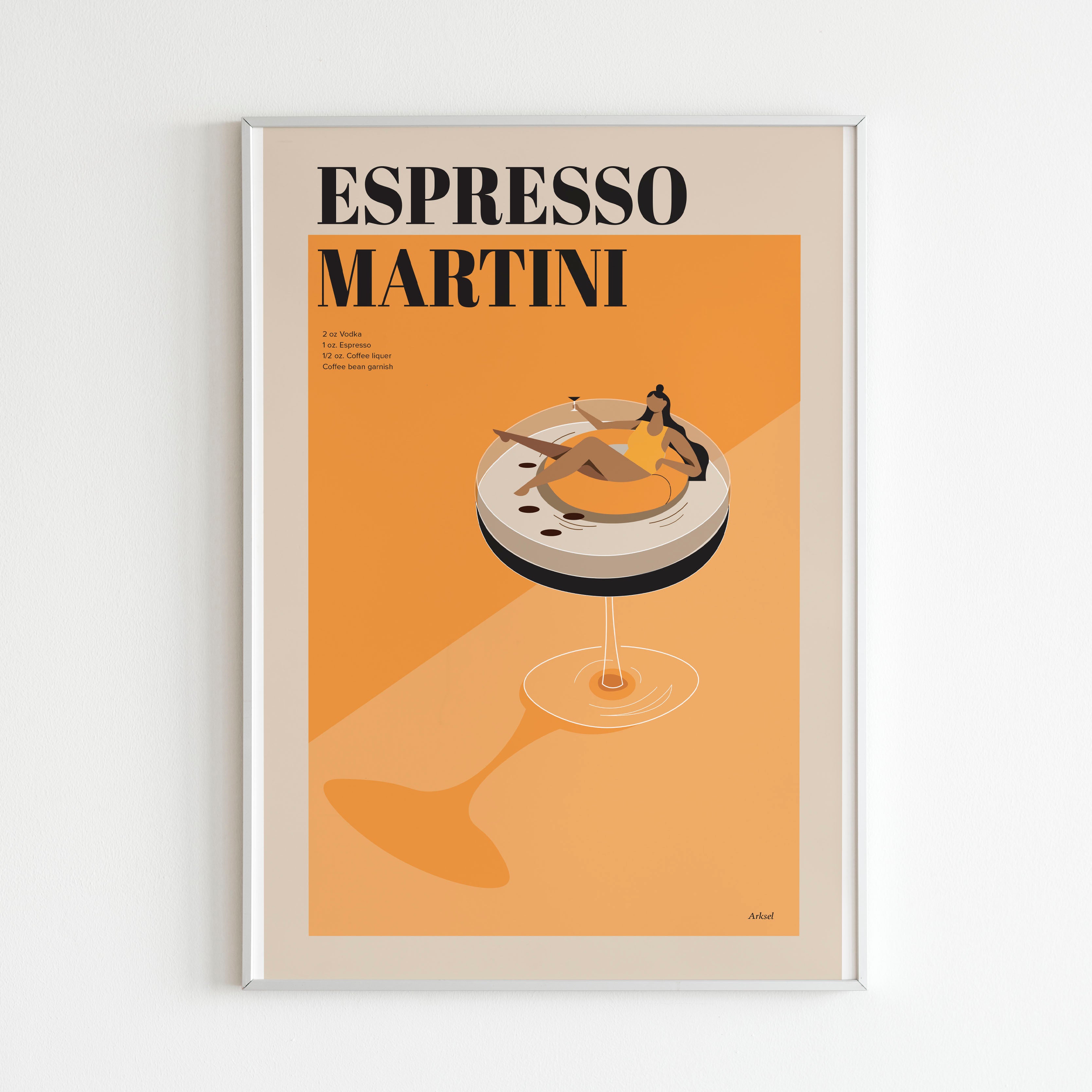 Handla Arksel Espresso Martini Poster online | Smidigt och enkelt på nätet - Merchsweden |