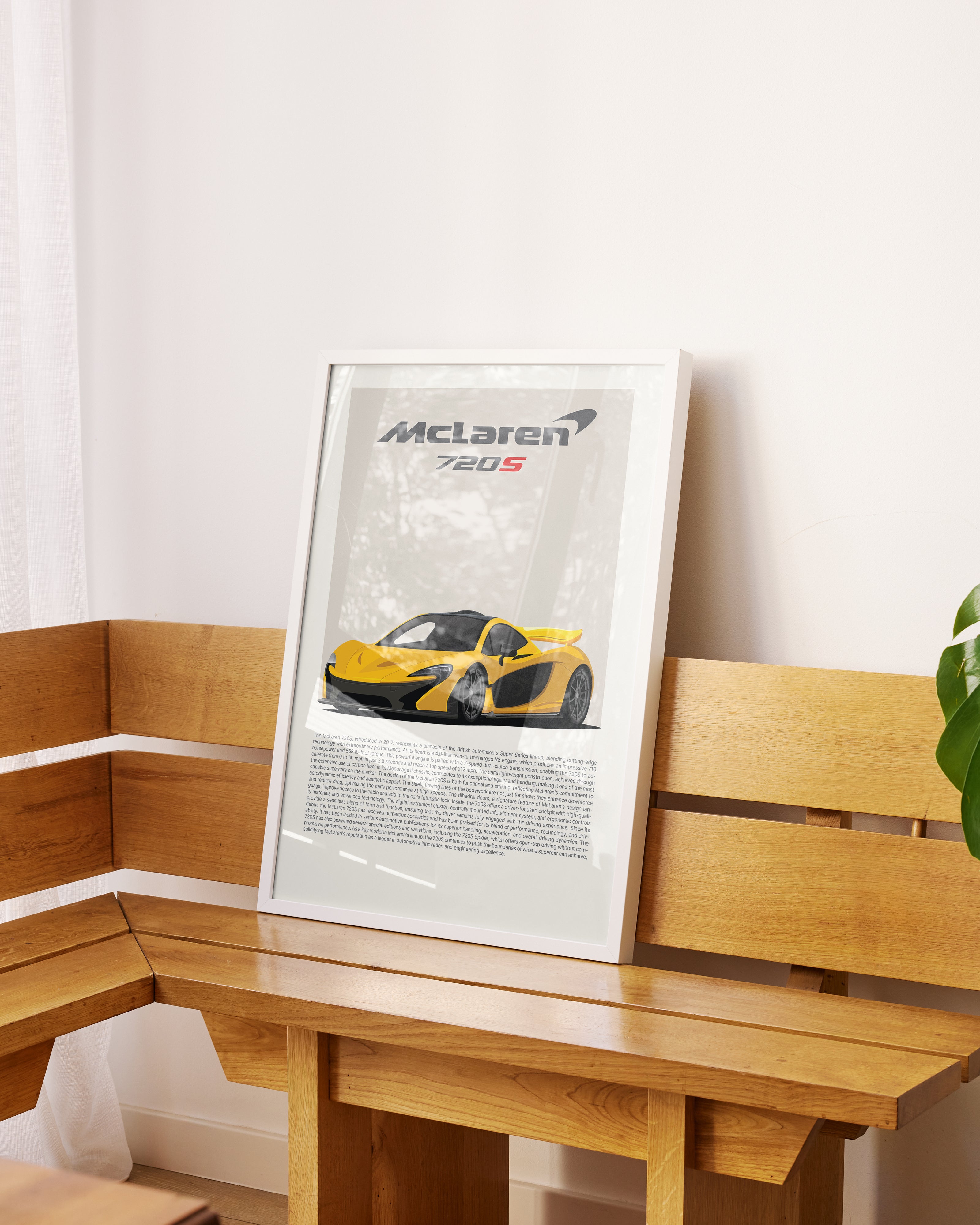 Handla Kanva "Mclaren 720S" Poster online | Smidigt och enkelt på nätet - Merchsweden |