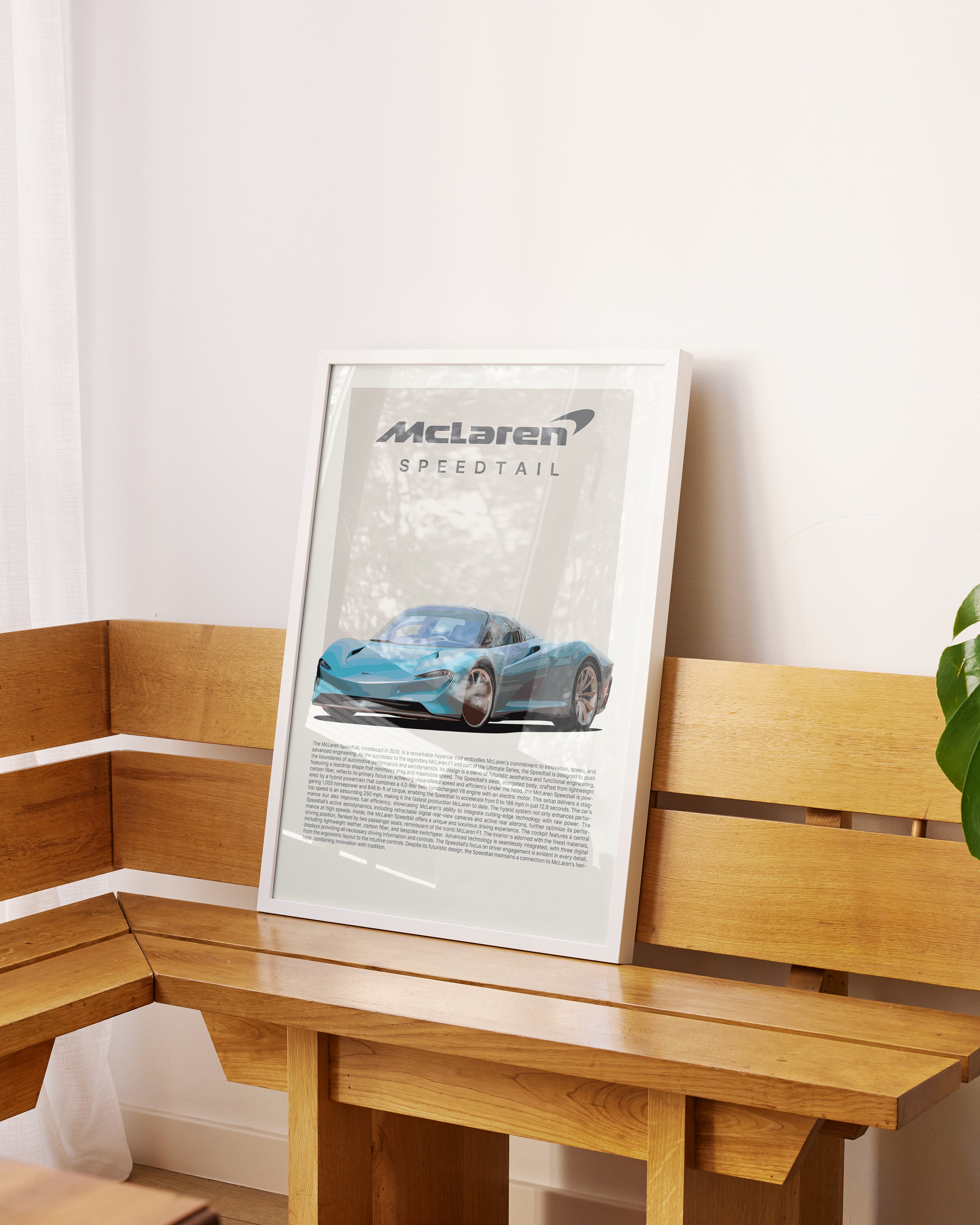 Handla Kanva "Mclaren Speedtail" Poster online | Smidigt och enkelt på nätet - Merchsweden |