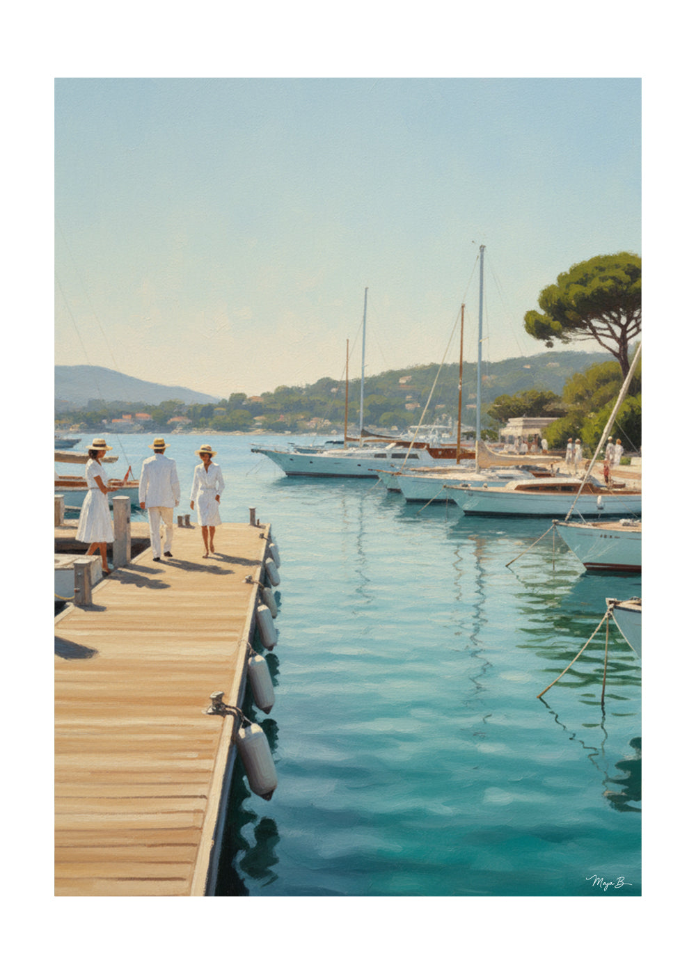 "Riviera dock" Poster