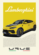 Handla Kanva "Lamborghini Urus" Poster online | Smidigt och enkelt på nätet - Merchsweden |