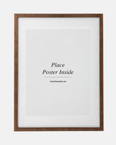Walnut wooden frame