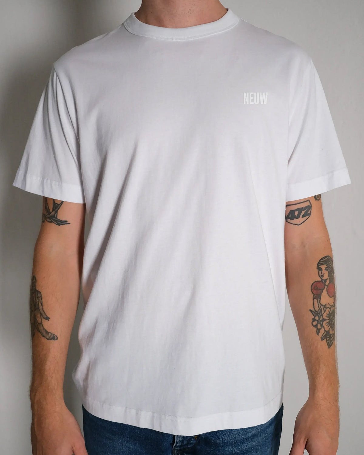 Wordmark Tee "White"