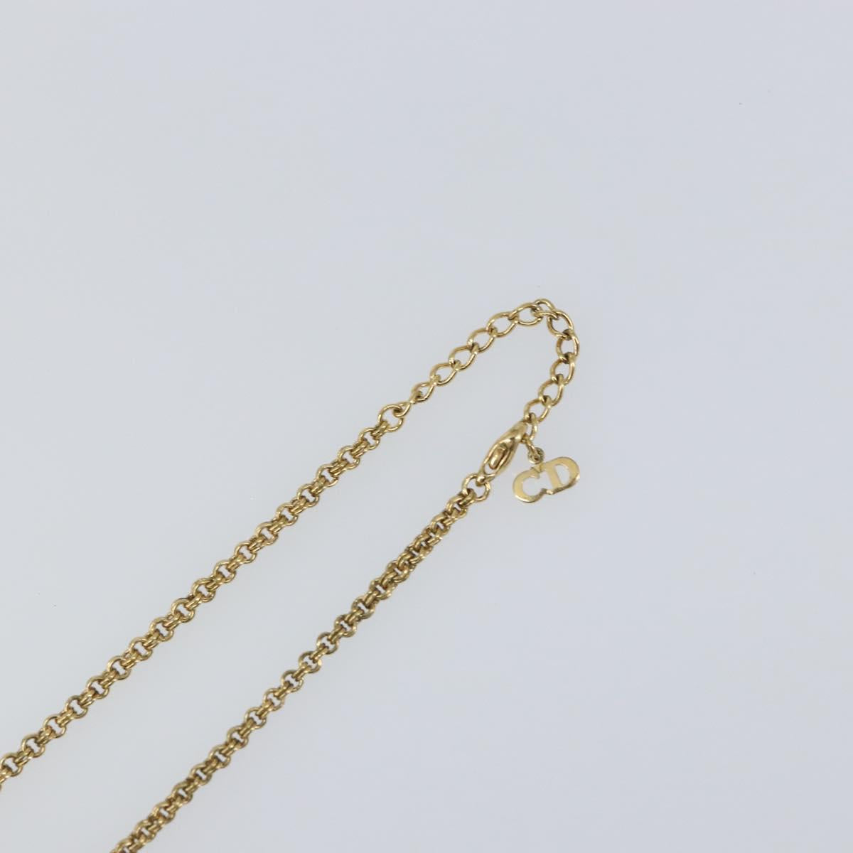Necklace metal Gold Tone