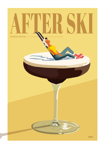 Afterski Espresso Martini Poster