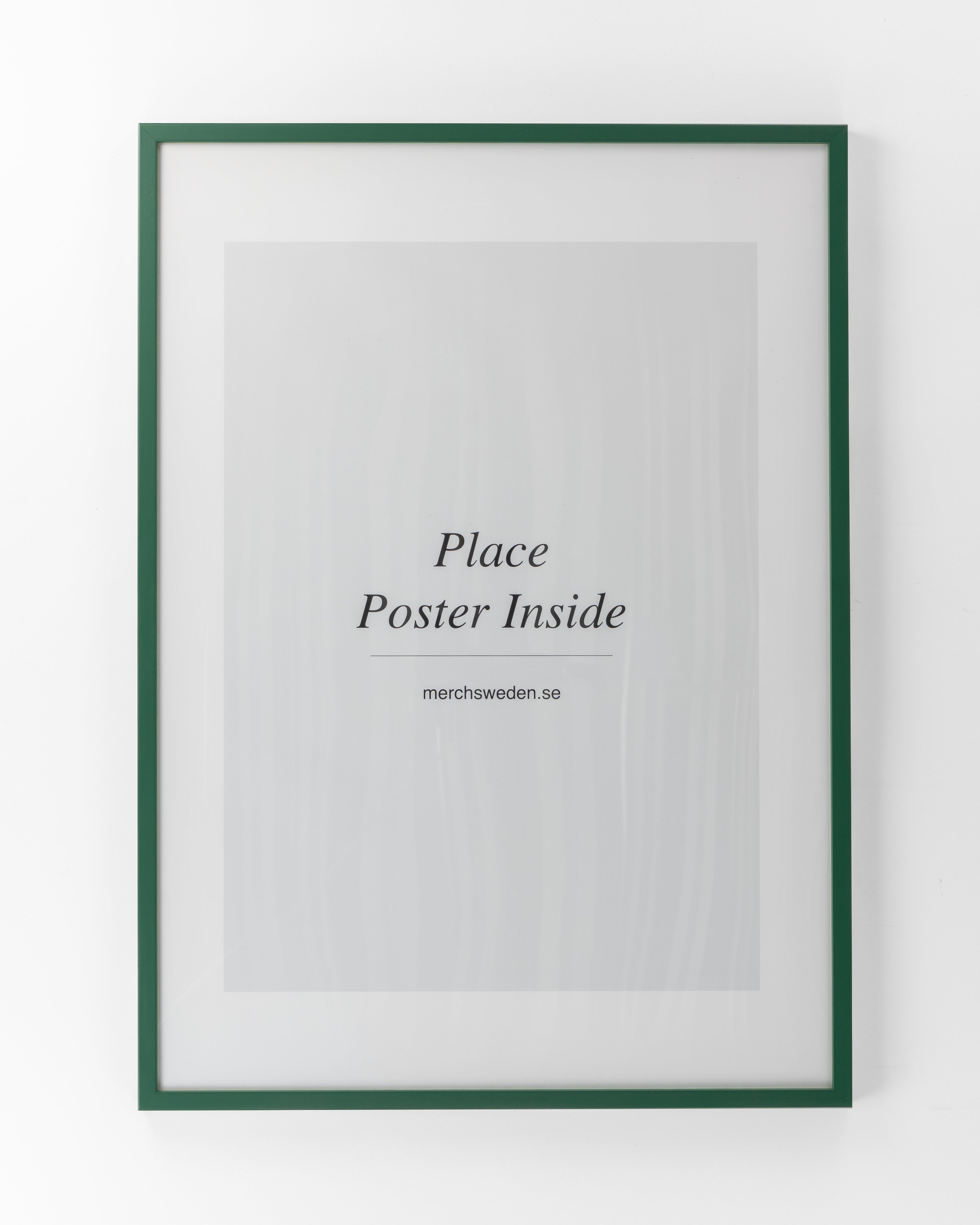 Vihreä puinen kehys