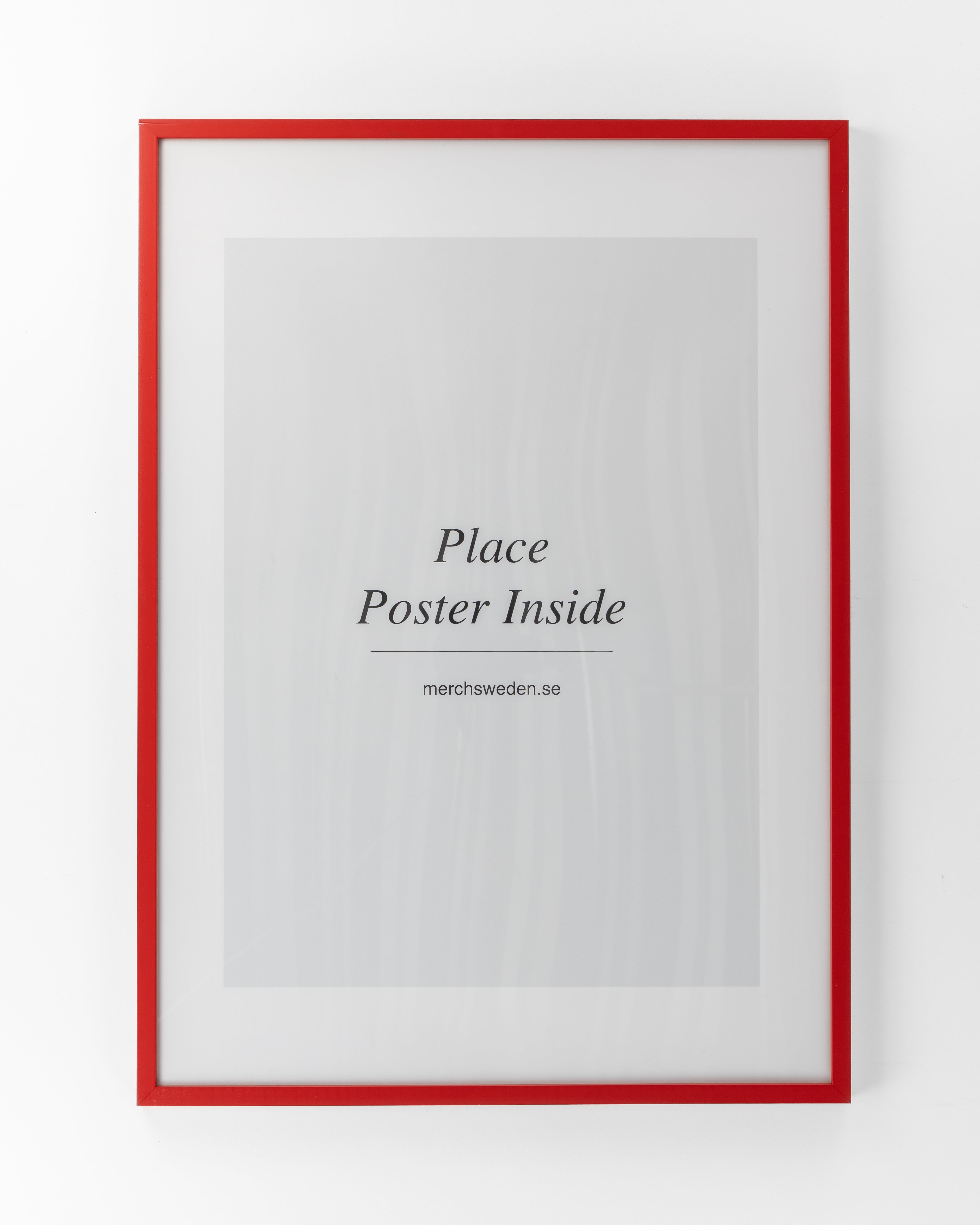 Punainen puinen kehys